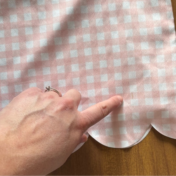 Maison Jules Pink Gingham Halter Blouse - Picture 8 of 8